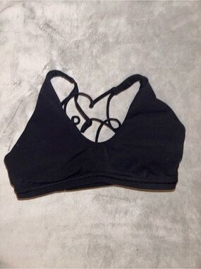 lululemon athletica Black Strappy Sports Bra size 6
